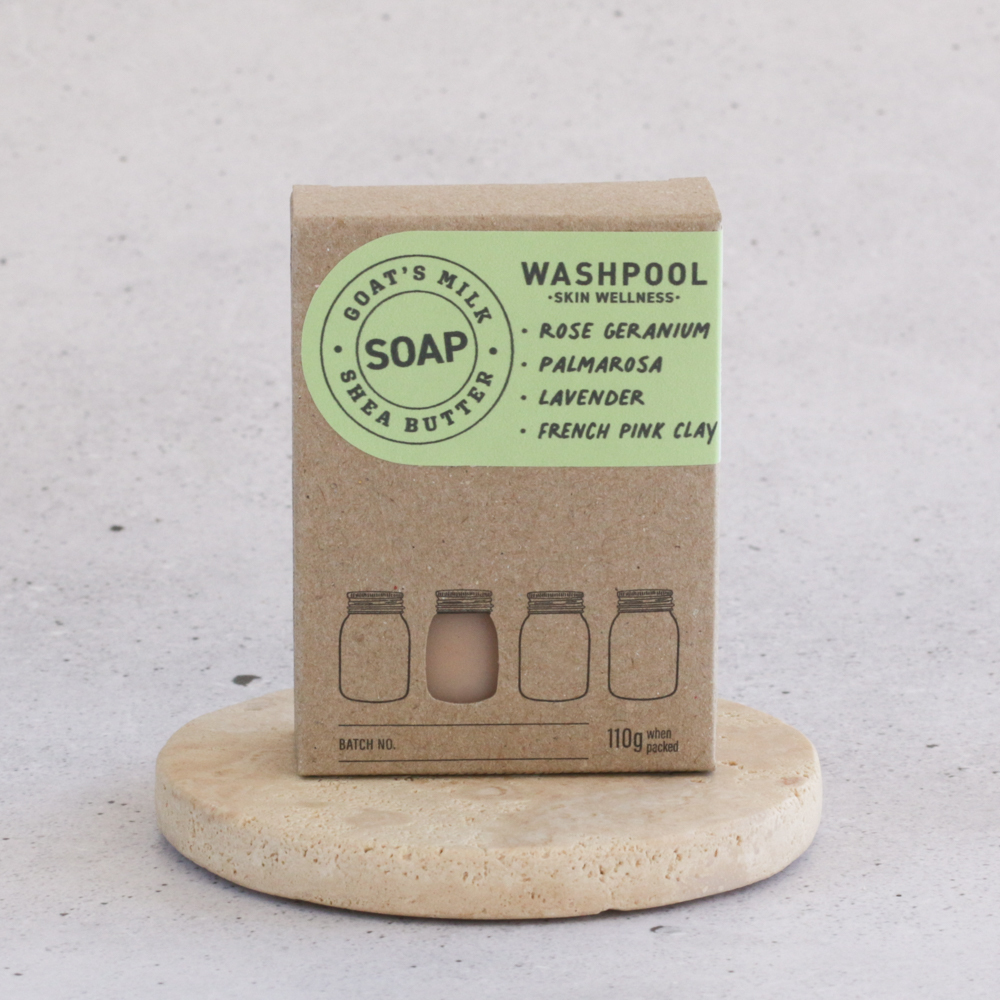 Rose Geranium & Palmarosa Goat's Milk Boxed Soap Bar