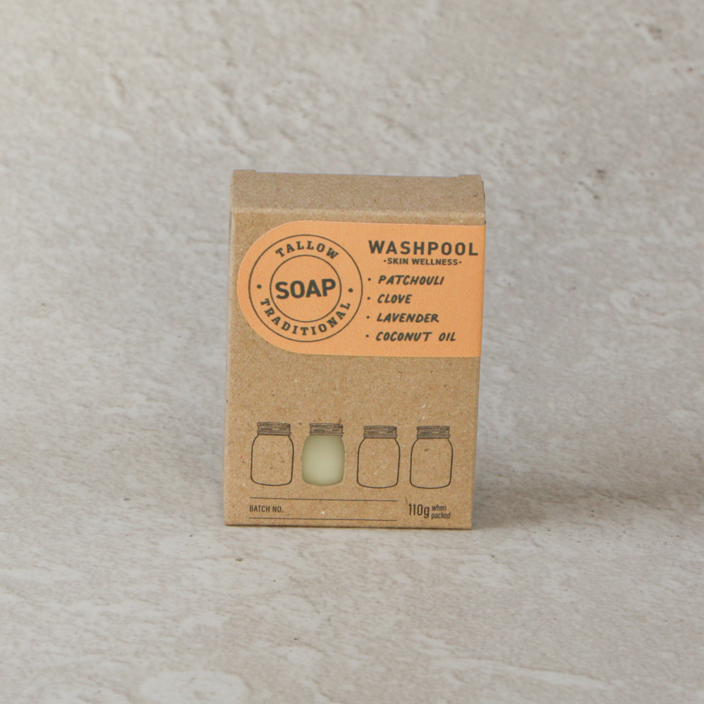 Patchouli, Clove, & Lavender Pastured Tallow Boxed Soap Bar