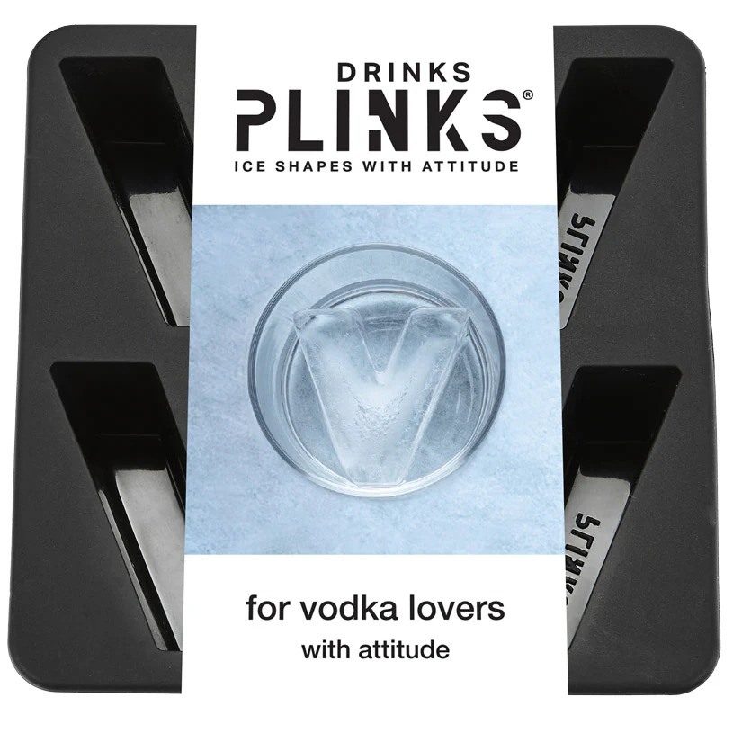 Drinks Plinks Letter V Silicone Ice Tray