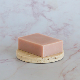 Rose & Ivory Kaolin Clay Facial Cleansing Soap (Single)