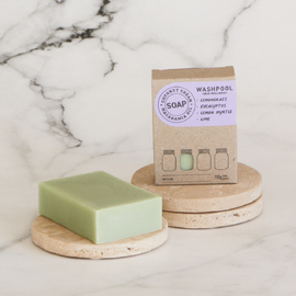 Lemongrass, Eucalyptus, Lemon Myrtle, and Lime Coconut Cream Boxed Soap Bar