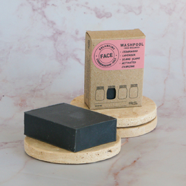 Activated Charcoal & Brazilian Clay Facial Cleansing Boxed Soap Bar