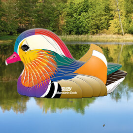 Eugy 096 Mandarin Duck Cardboard Model Kit