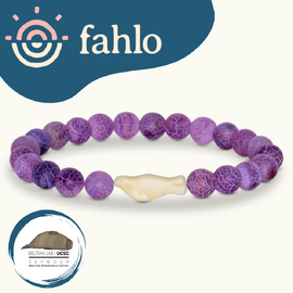 Fahlo Seal Tracking Bracelet [Bead Colour: Coral Reef Violet]