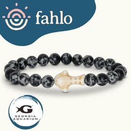 Fahlo Whale Shark Tracking Bracelet [Bead Colour: Ocelli Stone]