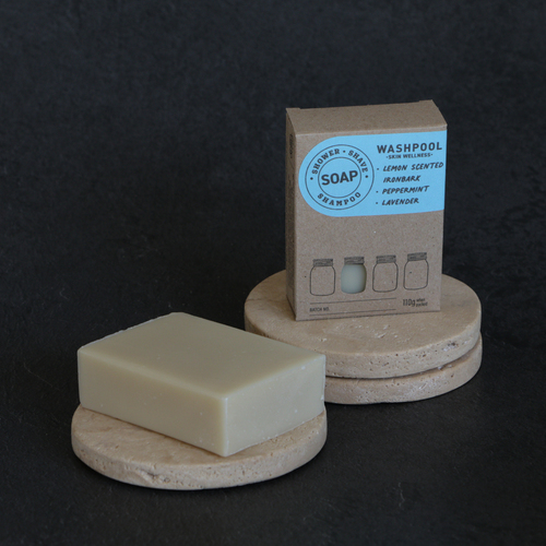 Lemon Scented Eucalyptus & Mint Shower, Shave & Shampoo Boxed Soap Bar
